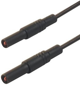 934070100, lead, 16A, 1000V ac/dc, Black, 25cm Lead Length