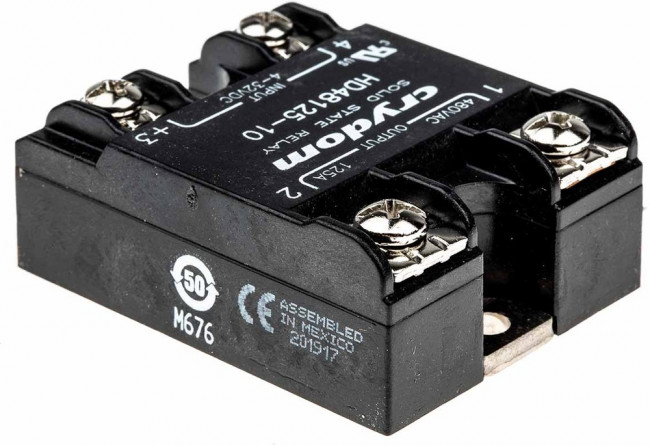 HD48125-10, Solid State Relays - Industrial Mount PM IP00 SSR, 530VA C/125A, DC In, RN HD48125-10, Solid State Relays - Industrial Mount PM IP00 SSR, 530VA C/125A, DC In, RN
