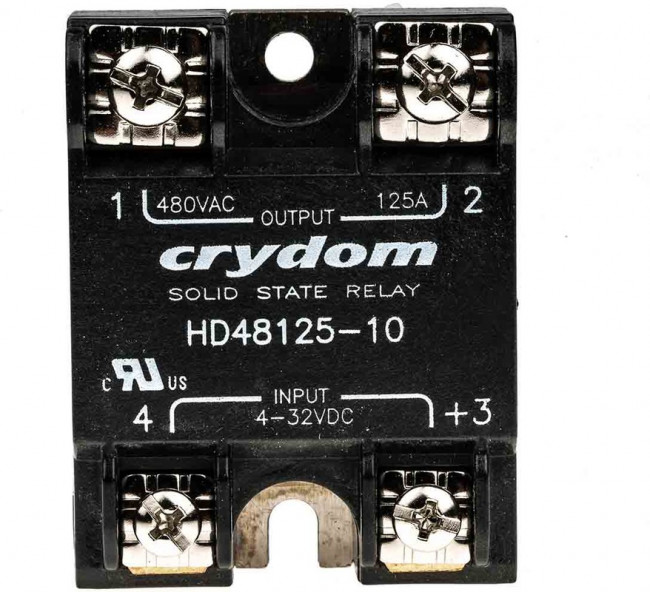 HD48125-10, Solid State Relays - Industrial Mount PM IP00 SSR, 530VA C/125A, DC In, RN HD48125-10, Solid State Relays - Industrial Mount PM IP00 SSR, 530VA C/125A, DC In, RN