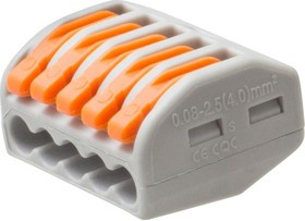 Клемма универсальная строительно-монтажная СК 5x2,5 мм,10 шт. ЭТ.120023.10