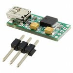 MIKROE-658, USB Reg Board, Встраиваемый стабилизатор напряжения, Uвх=5В(USB), Uвых=5В/3.3В