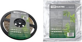 Лента светодиодная SMD5050-60-54-12-144-YE 60LED/м, IP54, 12В, 14,4Вт, желтый, (У) TDM Лента светодиодная SMD5050-60-54-12-144-YE 60LED/м, IP54, 12В, 14,4Вт, желтый, (У) TDM