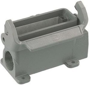 19200160291, Heavy Duty Power Connectors SURFACE MOUNTING HSG 2 SIDE ENTRY