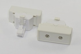 Разъем телефонный 6P4C-4Cвинт вилка, контакты 4C