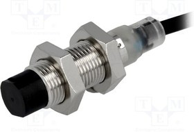 E2BM12KN05WPB22M, Датчик индуктивный, 10-30ВDC, М12, Подключение провод 2м, IP67 E2BM12KN05WPB22M, Датчик индуктивный, 10-30ВDC, М12, Подключение провод 2м, IP67