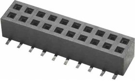 M22-6341042, PCB Receptacle, Плата - к - плате, 2 мм, 2 ряд(-ов), 20 контакт(-ов), Поверхностный Монтаж, M22