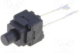 B3WN-6005, Микропереключатель TACT, SPST-NO, Пол: 2, 0,05A/12ВDC, THT, нет