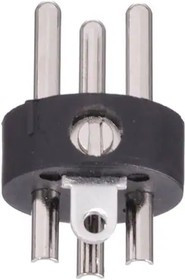 AC3-MIC, XLR Connectors 3 ML PIN CONTS CLEAR SLEEVE