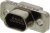 MWDM2L-9SS, MWDM 9 Way Panel Mount D-sub Connector Socket