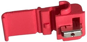 558-BOX, Terminals IDC RUN AND TAP BOX RED 16-22 AWG