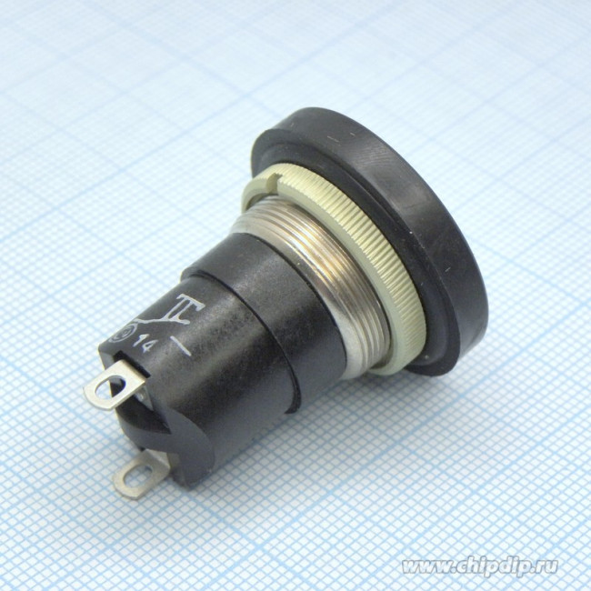 К-1-1П 20мм (пластик), 1 замыкание, черный протектор, год 2022