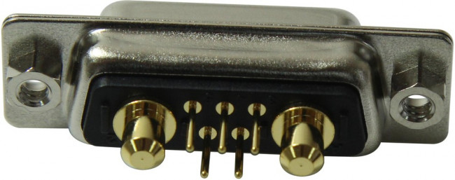 681M7W2203L011, D-Sub Mixed Contact Connectors Power Combo D Vert PCB 7W2/F/40A/VT