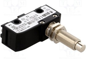 MKV11D08-T7, Микропереключатель SNAP ACTION, с толкателем, SPDT, 6A/250ВAС MKV11D08-T7, Микропереключатель SNAP ACTION, с толкателем, SPDT, 6A/250ВAС