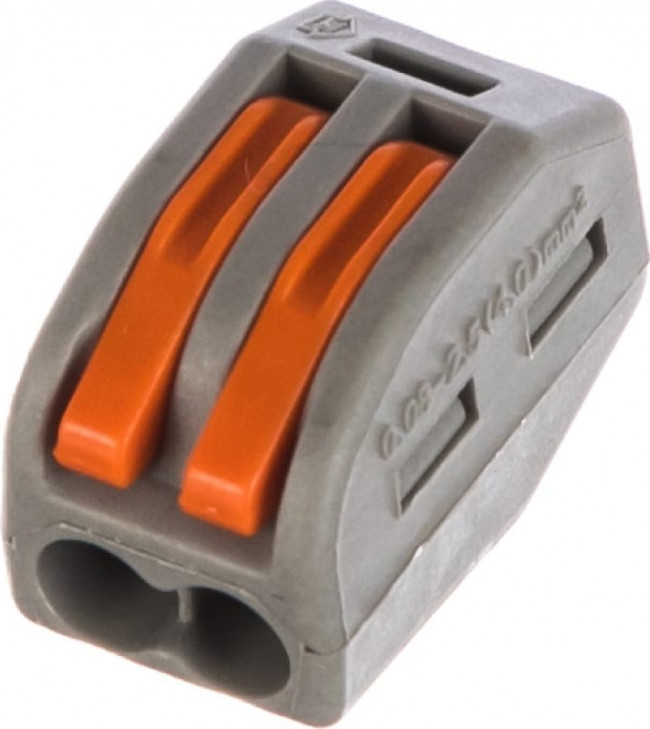 Cтроительно-монтажные клеммы 2-проводные LD222-412, 5 шт. в упак., 32420