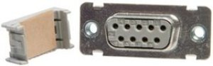 8309-6003, 8300 9 Way Right Angle Cable Mount D-sub Connector Socket, 2.8mm Pitch 8309-6003, 8300 9 Way Right Angle Cable Mount D-sub Connector Socket, 2.8mm Pitch