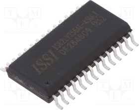 IS62LV256AL-45ULI, SRAM Chip Async Single 3.3V 256K-bit 32K x 8 45ns 28-Pin SOP