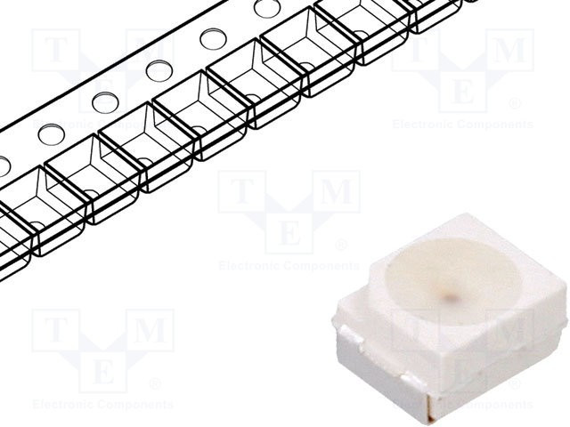 LTST-T680KRWT, LED; SMD; 3528; red; 90?280mcd; 3.5x2.8x1.9mm; 120°; 2?2.4V; 20mA
