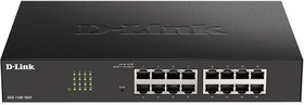 Коммутатор D-Link DGS-1100-16V2/A1A,L2 Smart Switch with 16 10/100/1000Base-T ports8K Mac address, 802.3x Flow Control, 802.3ad Link Aggrega