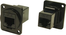 CP30220M3B, Соединитель, FT, Кат: 5e, Конф: 8p8c, гнездо RJ45, с обеих сторон