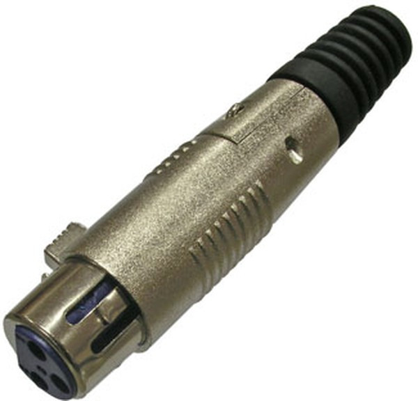 TD-358, Разъём микрофонный XLR , гнездо 3-х полюсная