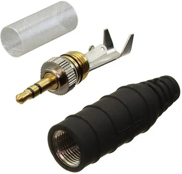35HDLSAU12, 3.5MM LCK SLD STEREO PLUG.12 GOLD, ROHS 98AC7926