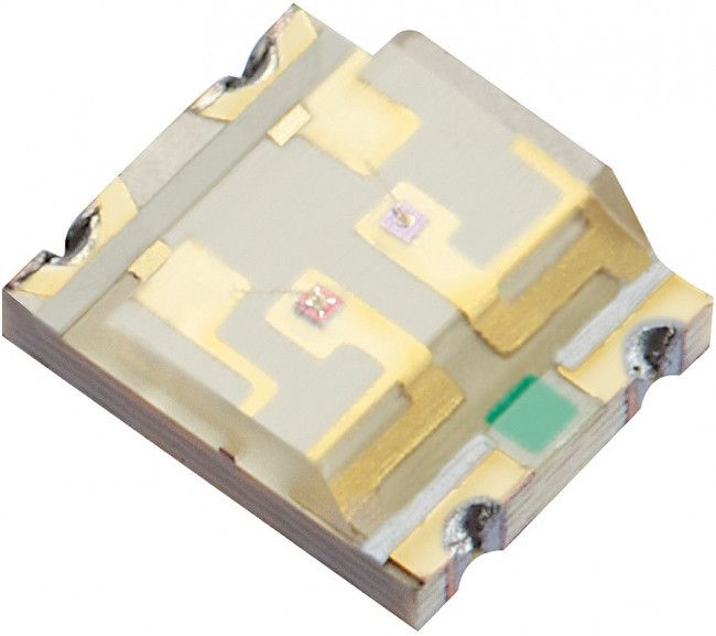 KPB-3025SURKCGKC, Светодиод красный/зеленый 3.0х2.5мм 160мКд SMD