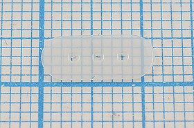 Прокладка изоляционная с тремя отверстиями, тонкие,9186 3 изол прокл\ 11,2x4,7x0,18P3\MYLAR\ Spacer4