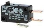 V7-1V19E9, Basic / Snap Action Switches 21 A @ 277 VAC Pin Plunger Actuator