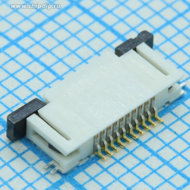 52745-1097, FFC / FPC разъем, ZIF, 0.5 мм, 10 контакт(-ов), Гнездо, Серия 52745, Поверхностный Монтаж, Верх