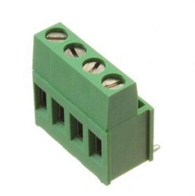 282862-4, Fixed Terminal Blocks TERMI-BLOK PCB MOUNT 180 4P.5