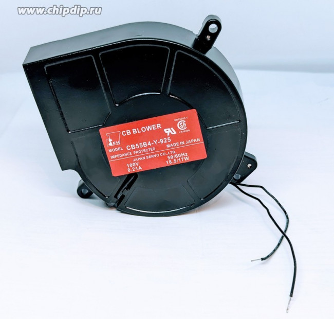 Вентилятор Servo CB55B4-Y-925 (105088011B) 125x41мм 100V 17W 0.21A