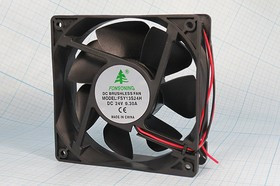Вентилятор 120x120x38, напряжение 24В, ток 0,30А, выводы 2L, подшипник скольжения, FSY13S24H