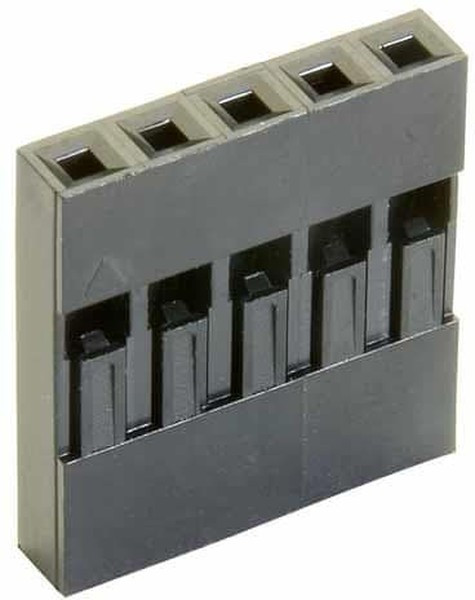 M20-1060500, M20-10 Female Connector Housing, 2.54mm Pitch, 5 Way, 1 Row