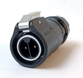2-полюсный водостойкий разъём IP67 500V 20A TT20-02M-SX-01-001 2-полюсный водостойкий разъём IP67 500V 20A TT20-02M-SX-01-001