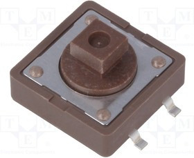 DTSM-24N-V-T/R, Tactile Switches Surface Mounting Type 12*12