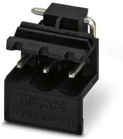 2909646, Pluggable Terminal Blocks 3 Pos 5mm pitch Through Hole Header
