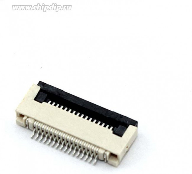 Разъем FPC Flip-Lock 0510-16RLGF 16 pin высота 1мм шаг 0,5мм