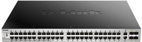 D-Link DGS-3130-54PS/B1A PROJ Управляемый L3 стекируемый коммутатор с 48 портами 10/100/1000Base-T, 2 портами 10GBase-T и 4 портами 10GBase-