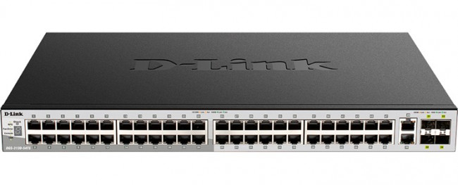 D-Link DGS-3130-54PS/B1A PROJ Управляемый L3 стекируемый коммутатор с 48 портами 10/100/1000Base-T, 2 портами 10GBase-T и 4 портами 10GBase- D-Link DGS-3130-54PS/B1A PROJ Управляемый L3 стекируемый коммутатор с 48 портами 10/100/1000Base-T, 2 портами 10GBase-T и 4 портами 10GBase-