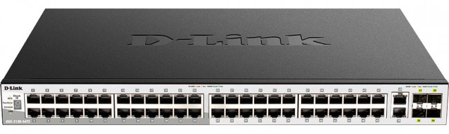 D-Link DGS-3130-54PS/B1A PROJ Управляемый L3 стекируемый коммутатор с 48 портами 10/100/1000Base-T, 2 портами 10GBase-T и 4 портами 10GBase- D-Link DGS-3130-54PS/B1A PROJ Управляемый L3 стекируемый коммутатор с 48 портами 10/100/1000Base-T, 2 портами 10GBase-T и 4 портами 10GBase-