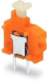 235-101 оранжевая, Клемма модульная 1pin 3,81мм 235-101 оранжевая, Клемма модульная 1pin 3,81мм