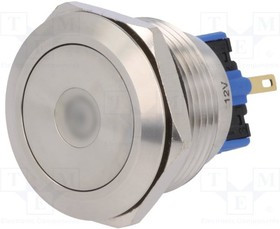 V28-21D-12G-S, Переключатель: антивандальный, Пол: 2, SPDT, 3A/220ВAC, 5A/24ВDC