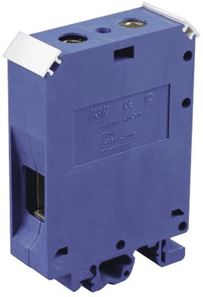 YZN10-010-K07, Зажим наборный ЗНИ-10мм2 (JXB70А) синий IEK YZN10-010-K07, Зажим наборный ЗНИ-10мм2 (JXB70А) синий IEK