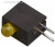 L-710A8CB/1YD, Светодиод 3мм с держателем/желтый/ 588нм/6-15мкд/50°