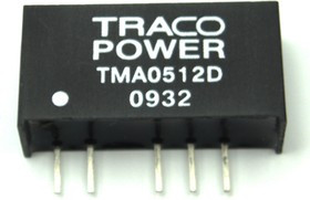 TMA 0515D, DC/DC преобразователь, 1Вт, вход 4.5-5.5В, выход 15,-15В/35мА