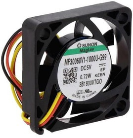 MF30060V1-G99-A, Вентилятор осевой, 5В DC, 30x30x6мм, подшипник Vapo, 8,28куб.м/ч, 23,6дБА MF30060V1-G99-A, Вентилятор осевой, 5В DC, 30x30x6мм, подшипник Vapo, 8,28куб.м/ч, 23,6дБА
