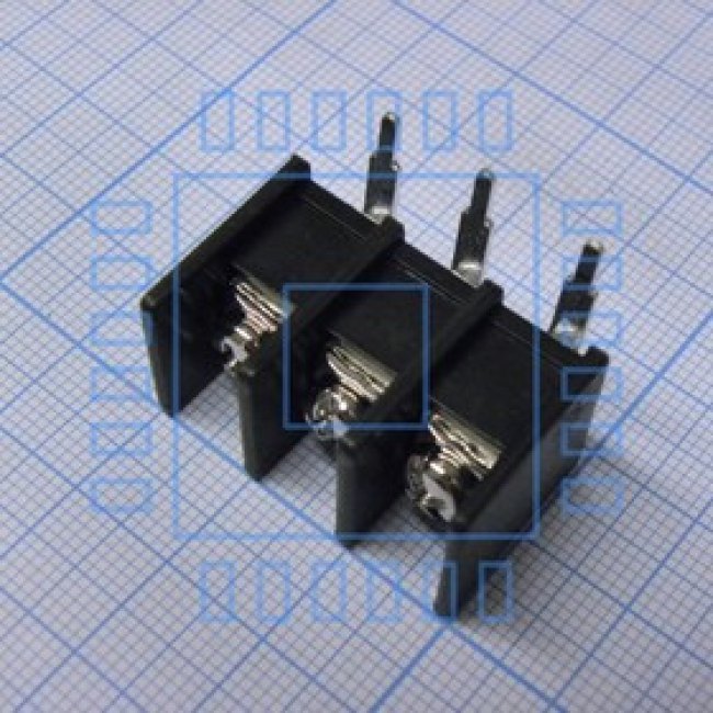 DG45R-B-03P-13-00A(H), Барьерный клеммный блок на 3 контакта. Серия DG45R-B