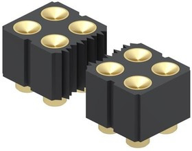 832-10-020-30-004000, Headers &amp; Wire Housings 2MM, 20P, 2R,CONCAVE TARGET PINS, SMT