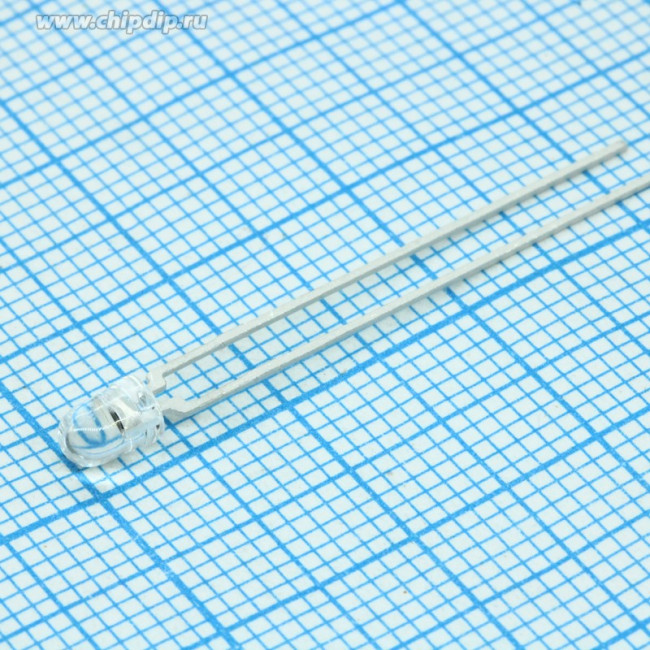 TSHA4401, ИК-светодиод 3мм, 875нм, 180мВт, 20°