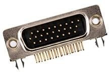 173113-0173, D-Sub High Density Connectors FCT HD DSUB RA PC PLUG 26 PN W/CLNCH 173113-0173, D-Sub High Density Connectors FCT HD DSUB RA PC PLUG 26 PN W/CLNCH